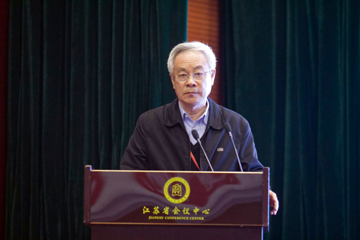 中國工程院土木、水利與建筑工程學(xué)部常委會主任周福霖院士在論壇開幕式上致辭